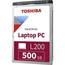 Toshiba 500GB 2.5" 5400RPM 8mb L200 HDWK105UZSVA