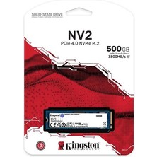 Kingston 500GB Nvme M.2 3500/2100MB SNV2S/500G