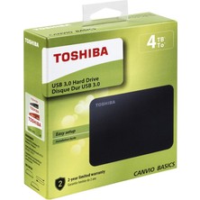 Toshiba 4tb Canvio Basic 2.5" USB 3.0 HDTB440EK3CA