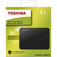 Toshiba 1tb Canvio Basic 2.5" USB 3.0 HDTB410EK3AA