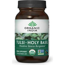 Organic India Organic Tulsi - Holy Basil 90 Vgetarian Kapsül Positive Stress Response Abd'Den