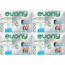 EVONY Premium Hasta Bezi Yetişkin Bel Bantlı Tekstil Yüzey M - Orta Boy 120 Adet