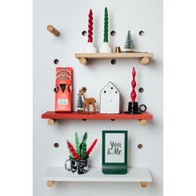 Corney Design Christmas Yılbaşı 3'lü Tasarım Şamdan Mumu