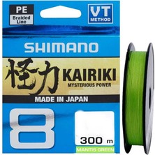 SHIMANO Kairiki 8x 300 M Mantis Green Örgü Ip Misina