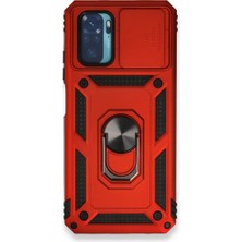 Asil Bilişim Xiaomi Poco M5S Kılıf Military Ring Armor Slide Case Pars Model