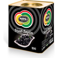 Taş Baskı Namlı Gemlik Yağlı Sofralık Iri Siyah Zeytin - 10 kg 231-260