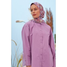 İpekhan Yakamoz Pudra Mavi  Pamuk Viskon Eşarp