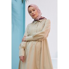 İpekhan Henna Cappuccino  Pamuk Viskon Eşarp
