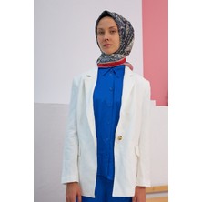 İpekhan Henna Lacivert  Pamuk Viskon Eşarp