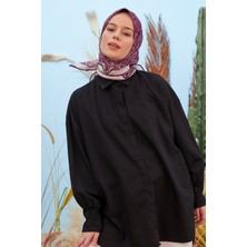 İpekhan Henna Mürdüm  Pamuk Viskon Eşarp