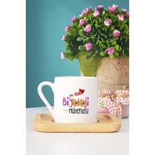 Hedizu En Tatlı Biyoloji Mühendisi Hediye Türk Kahvesi Fincanı Ahşap Altlıklı