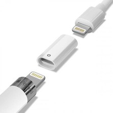 Coofbe Apple Pen Pencil Kalem Için Lightning Şarj Dönüştürücü Adaptörü, Apple Kalem Şarj Dönüştürücü