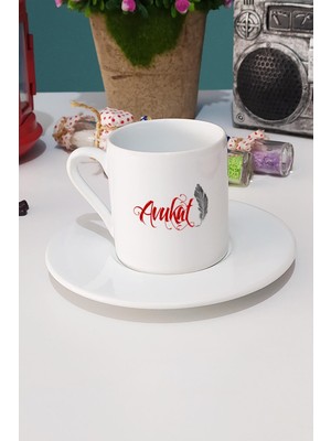 Hedizu Avukata Hediye Avukat Türk Kahvesi Fincanı Beyaz