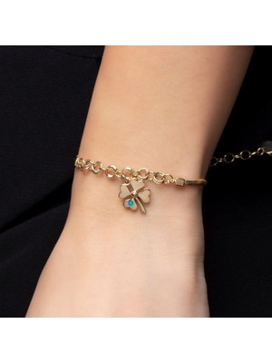 Tufanlar Kuyumculuk Altın Ezme Zincir Yonca Bileklik