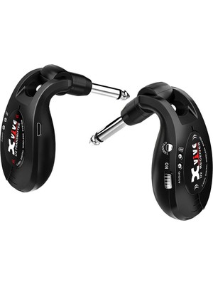 Xvive U2 Guitar Wireless System | 21 mt Menzilli | 2.4ghz Dijital Kablosuz Sinyal Iletimi | 6 Ms Gecikme | 4-Kanallı Dijital Kablosuz Gitar Sistemi - Siyah
