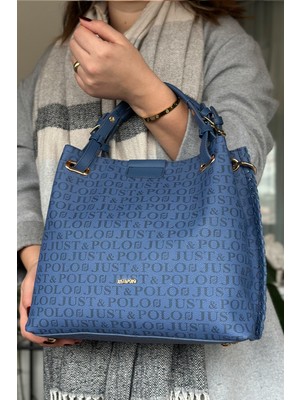 Just Polo Kadın Örgülü 4 Bölmeli Omuz Çantası ve El Çantası GD92180