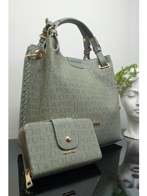 Just Polo Kadın Örgülü 4 Bölmeli Omuz Çantası ve El Çantası GD92180