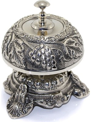 Keyfim Shop Dekoratif Masa Üstü Pirinç Resepsiyon Zili 18*15 cm