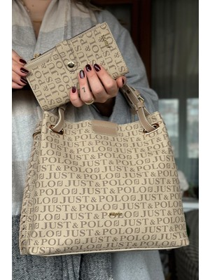 Just Polo Kadın Örgülü 4 Bölmeli Omuz Çantası ve El Çantası GD92180