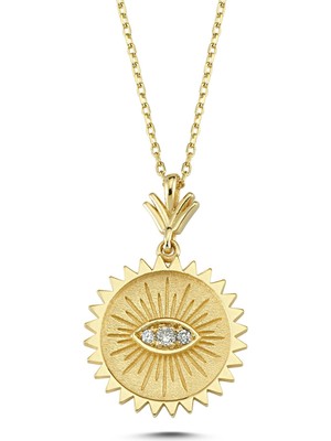 Kayra Mücevher Göz Pırlanta Kolye PÇK18