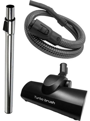 Marketto Arnica Tesla Premium ET14300 Çelik Telli Süpürge Hortum Boru Turbo Başlık Seti 3'lü