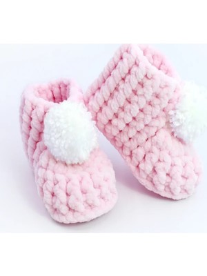 Modacity Pon Ponlu El Örgüsü Bebek Panduf