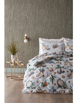 Doqu Home Poly Cotton Skate Tek Kişilik Comforter Uyku Seti