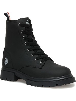 U.S. Polo Assn. Halles Krk 2pr Siyah Kadın Biker Bot