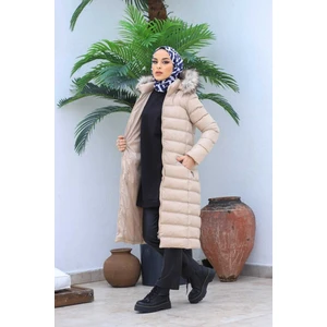 KMK Kombin Kmkkombin Bayan Uzun Spor Şişme Mont