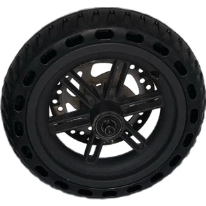 8.5 Inc Elektrikli Scooter Patlamaz Dolgu Dış Lastik Siyah