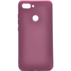 Xiaomi Mi 8 Lite Kılıf Soft ve Pürüzsüz Yüzey Ipeksi Silikon Kapak Hopy