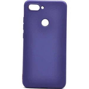 Xiaomi Mi 8 Lite Kılıf Soft ve Pürüzsüz Yüzey Ipeksi Silikon Kapak Hopy
