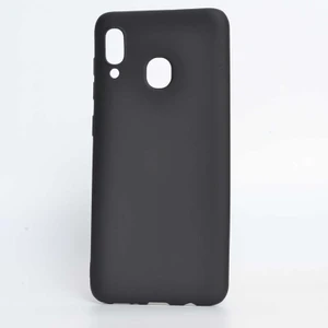 Samsung Galaxy A30 Kılıf Soft ve Pürüzsüz Yüzey Ipeksi Silikon Kapak Hopy