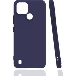 Realme C21 Kılıf Soft ve Pürüzsüz Yüzey Ipeksi Silikon Kapak Hopy