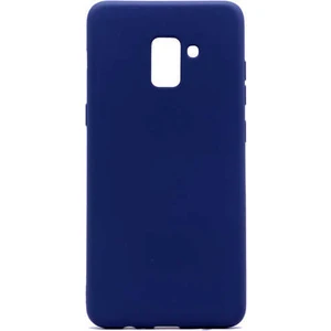 Samsung Galaxy A8 Plus 2018 Kılıf Soft ve Pürüzsüz Yüzey Ipeksi Silikon Kapak Hopy
