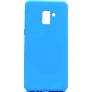 Samsung Galaxy A8 2018 Kılıf Soft ve Pürüzsüz Yüzey Ipeksi Silikon Kapak Hopy
