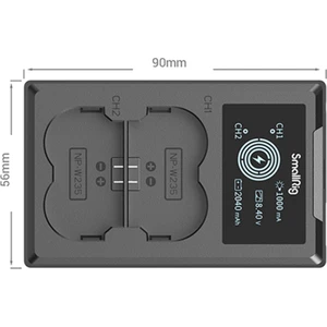 Smallrig NP-W235 Çiftli Şarj Cihazı (4085) 24FİLM