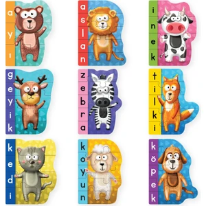 Ilk Kelimelerim Puzzle - Hayvanlar