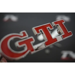 DK Tuning Volkswagen Gti Logo Ön Panjur Vidalı 3D Krom Metal Logo Amblem