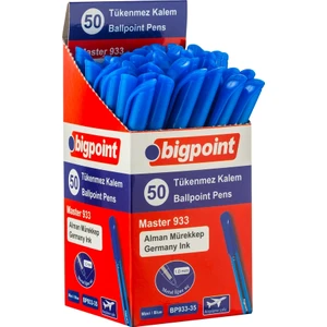 Master 933 Tükenmez Kalem 1.0 Mavi 50'li Paket