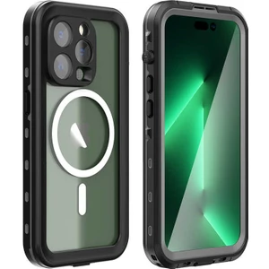 iPhone 14 Pro Max Kılıf Su Geçirmez Tam Koruma 1-1 Silikon
