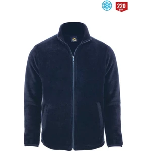 Tuğba Baby Opti Polar Lacivert Tam Fermuarlı Kalın Cepli Outdoor Ceket Tactical Flecee