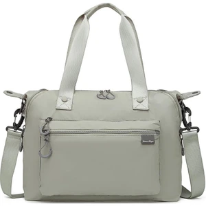 Smart Bags Ekstra Hafif Kumaş Günlük Kadın Omuz Çantası BC 3139 - Açık Gri
