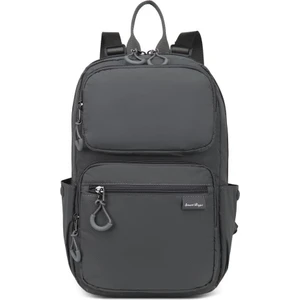 Smart Bags Extra Hafif Kumaş Uniseks Sırt Çantası BC 3142 - Koyu Gri