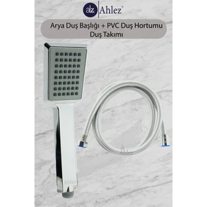 Arya Duş Başlığı + Pvc Duş Hortumu Duş Takımı Duş Seti