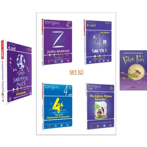 Tonguç Akademi 4. Sınıf Şampiyon Seti (4 Kitap - Peter Pan Hikaye Kitabı)