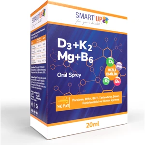 Smart Up Smart'up D3+K2+Mg+B6