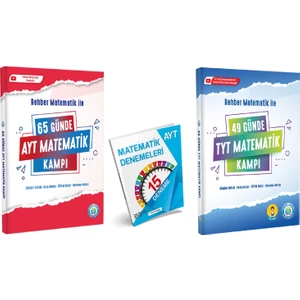 Rehber Matematik  65 Günde AYT Matematik Kampı ve 49 Günde TYT Matematik Kampı Ile 15 Li AYT Matematik Deneme