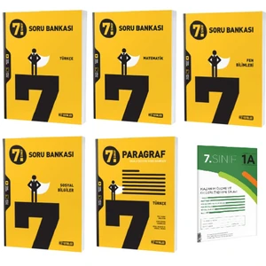 Hız Yayınları 7. Sınıf Türkçe-Türkçe Paragraf-Matematik-Fen Bilimleri-Sosyal Bilgiler Seti ve Kds Deneme