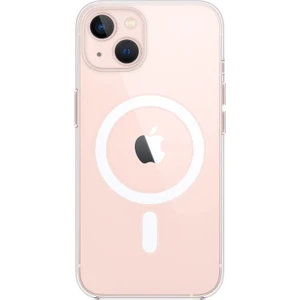Case World Caseworld Apple iPhone 13 Mini Kapak Magsafe Kablosuz Şarj Destekli Şeffaf Kılıf